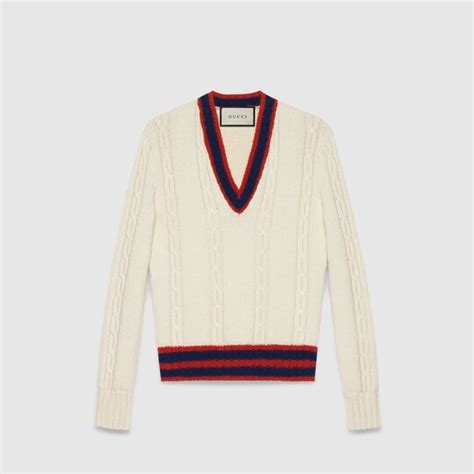 maglione gucci bianco uomo|Gucci Maglione .